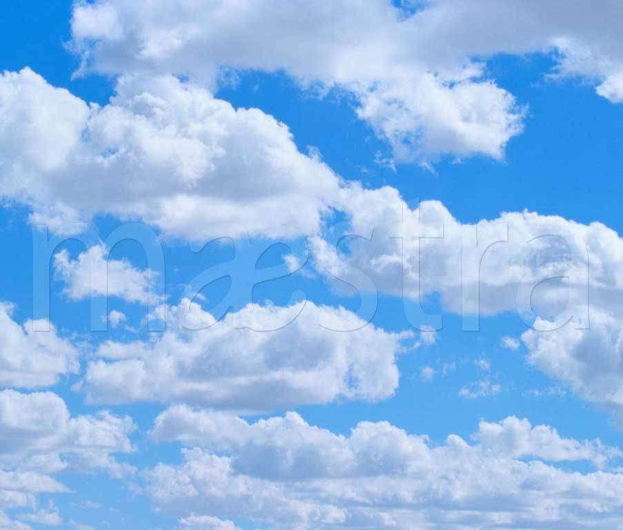 Фотообои Теплое солнечное небо 3д