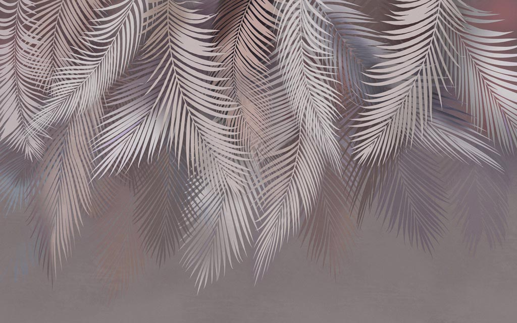 Фотообои Пальмовые ветви свисающие